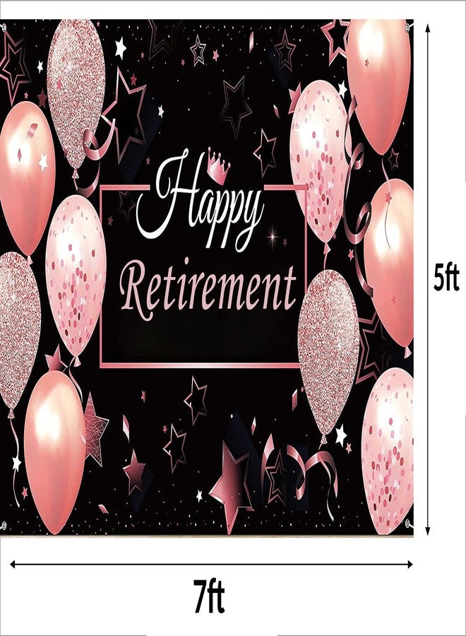 Theme My Party Retirement Party Supplies, Retirement Party Decorations with Happy Retirement Backdrop (7FT X 5FT) - Image 4